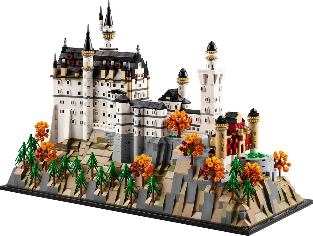 LEGO® Architecture Neuschwanstein Castle components