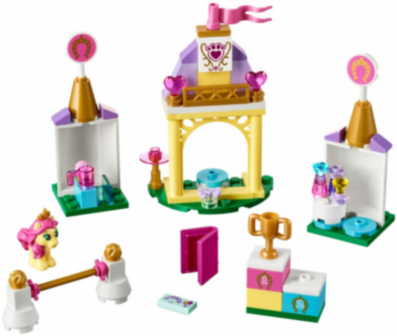 LEGO® Disney Petite's Royal Stable components