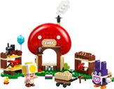 LEGO® Super Mario™ Nabbit at Toad's Shop Expansion Set components