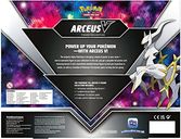 Pokémon TCG: Arceus V Figure Collection parte posterior de la caja
