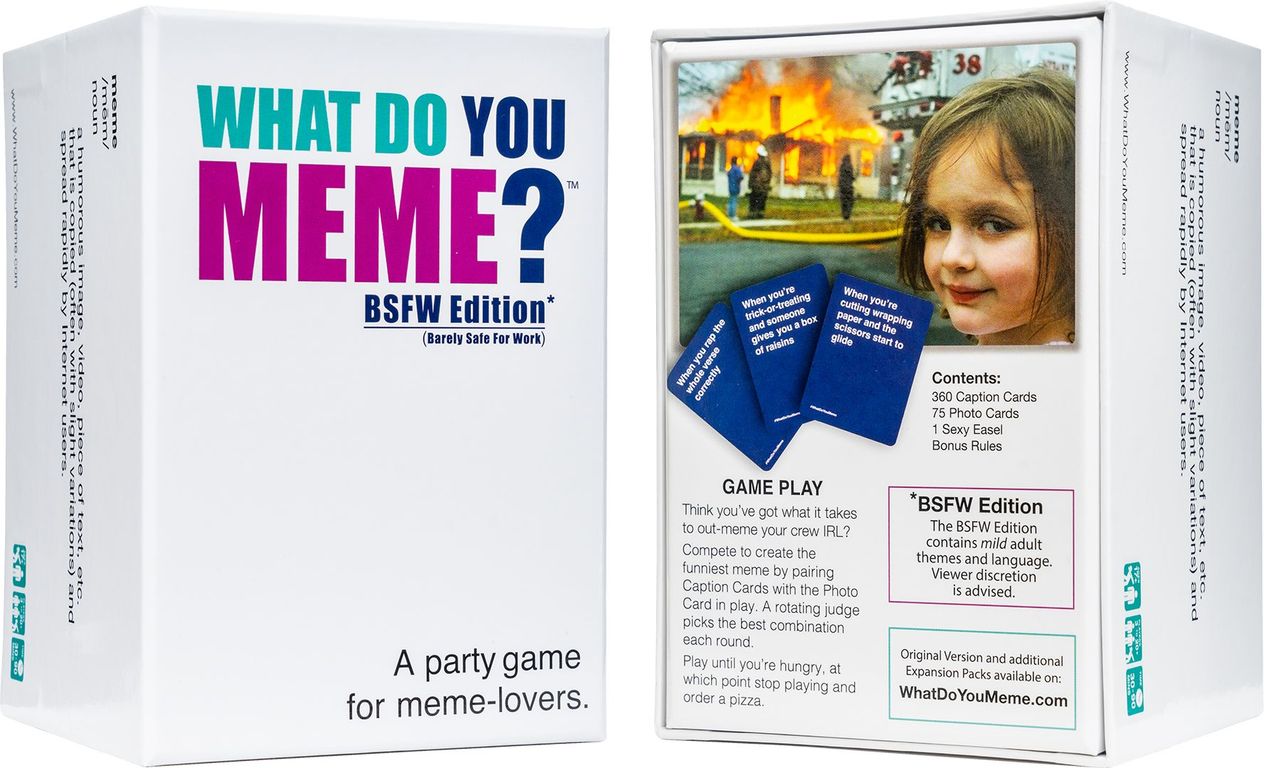 What Do You Meme?: A Millennial Card Game For Millennials And Their Millennial Friends box