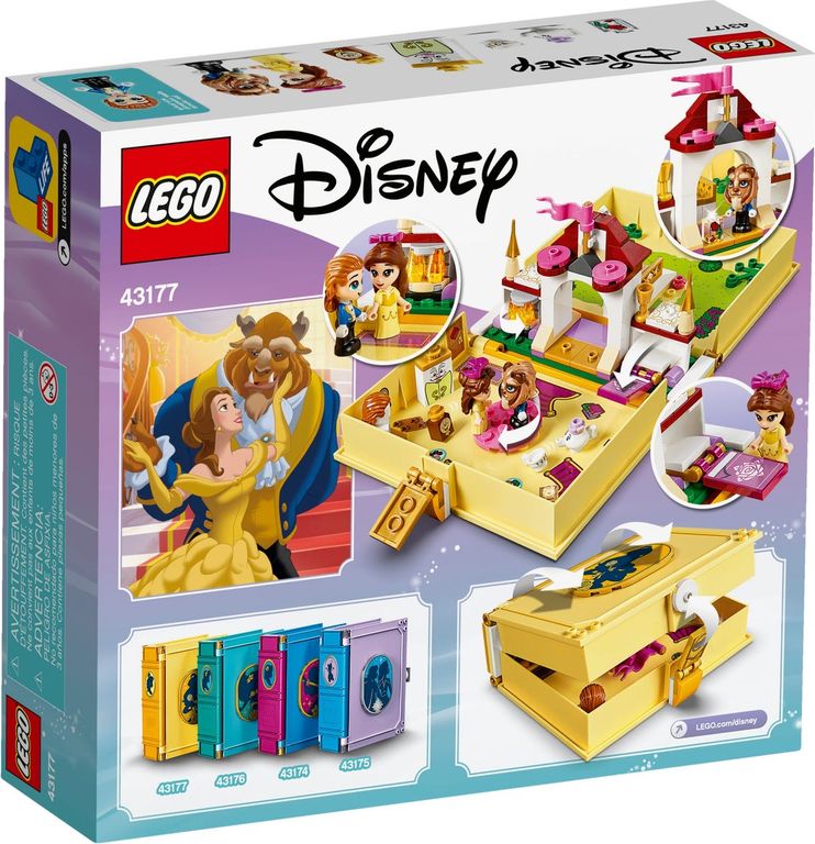 LEGO® Disney Belles verhalenboekavonturen achterkant van de doos