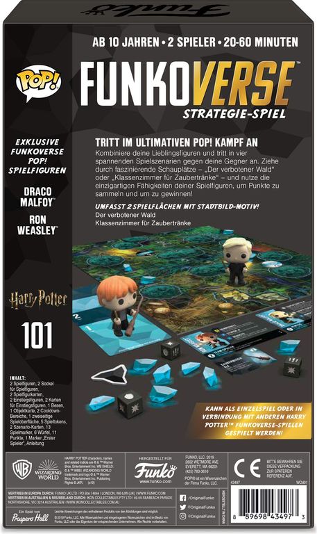 Funkoverse Strategie-Spiel: Harry Potter 101 rückseite der box