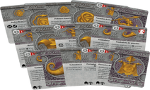 Runewars Miniatures Game: Waiqar Infantry Command - Unit Upgrade Expansion cards