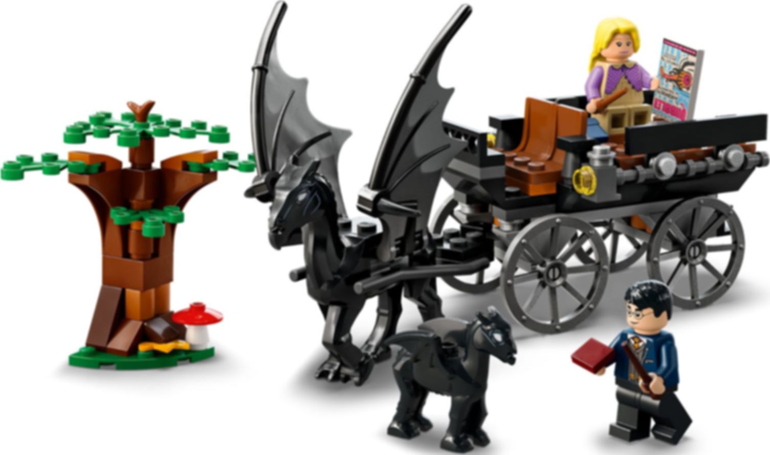 LEGO® Harry Potter™ Hogwarts™ Carriage and Thestrals componenti