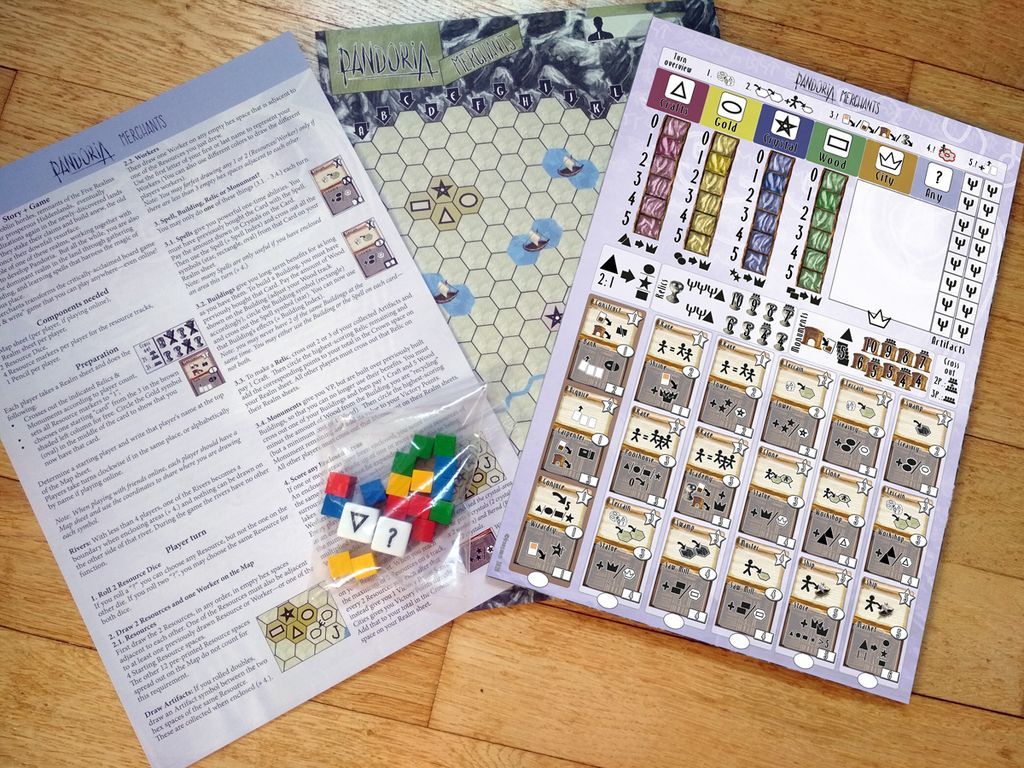 Pandoria Merchants components