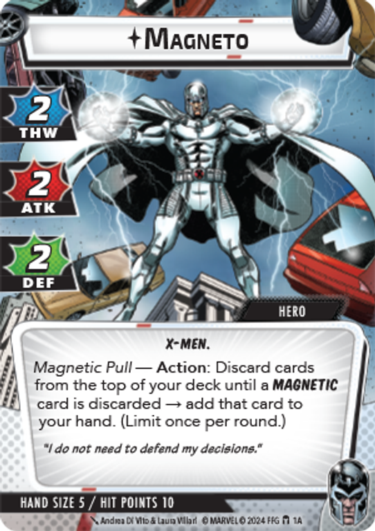 Marvel Champions: The Card Game – Magneto Hero Pack kaart