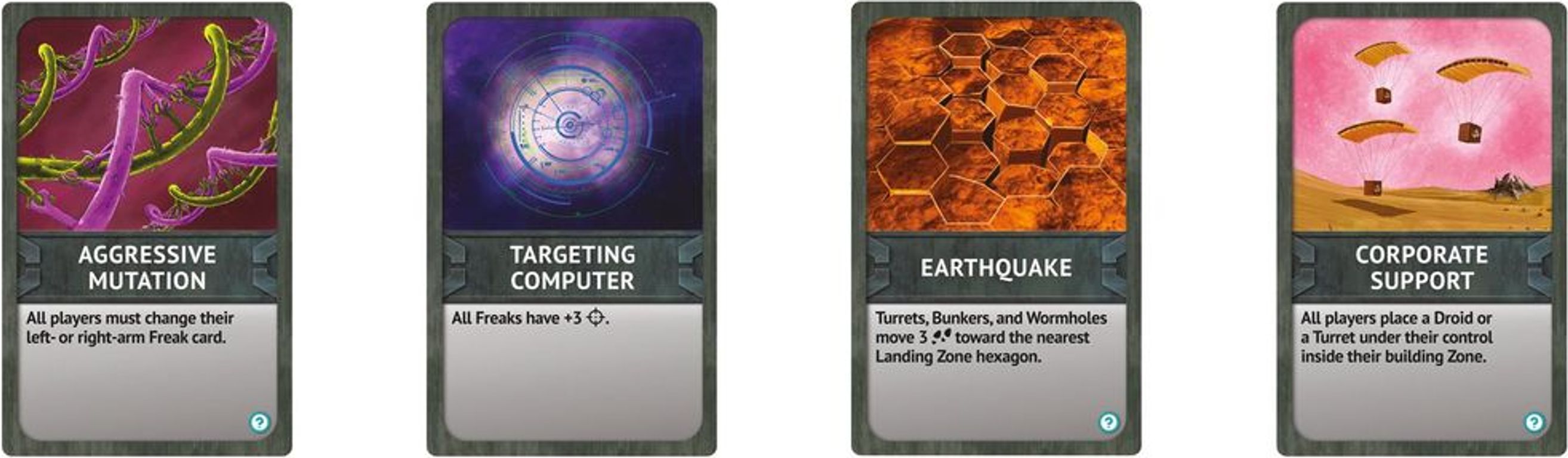 Space Freaks cards