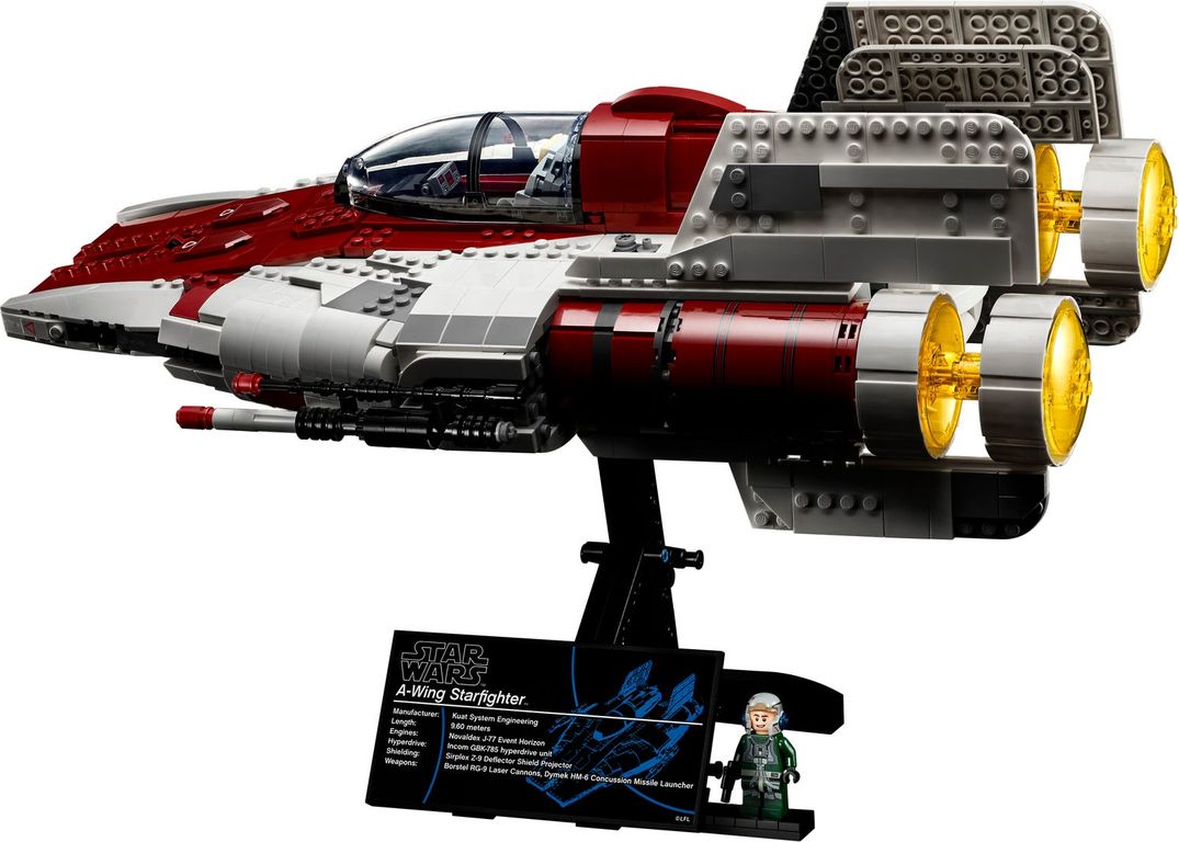 LEGO® Star Wars A-wing Starfighter™ komponenten