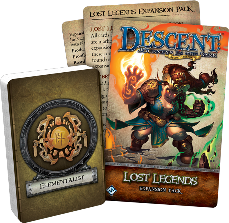 Descent: Journeys in the Dark (Second Edition) - Lost Legends Expansion Pack box