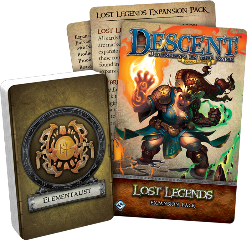 Descent: Journeys in the Dark (Second Edition) - Lost Legends Expansion Pack boîte