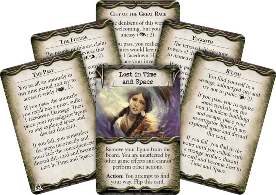 Mansions of Madness: Second Edition - Horrific Journeys: Expansion cards