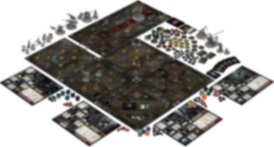 Dark Souls: The Board Game componenten