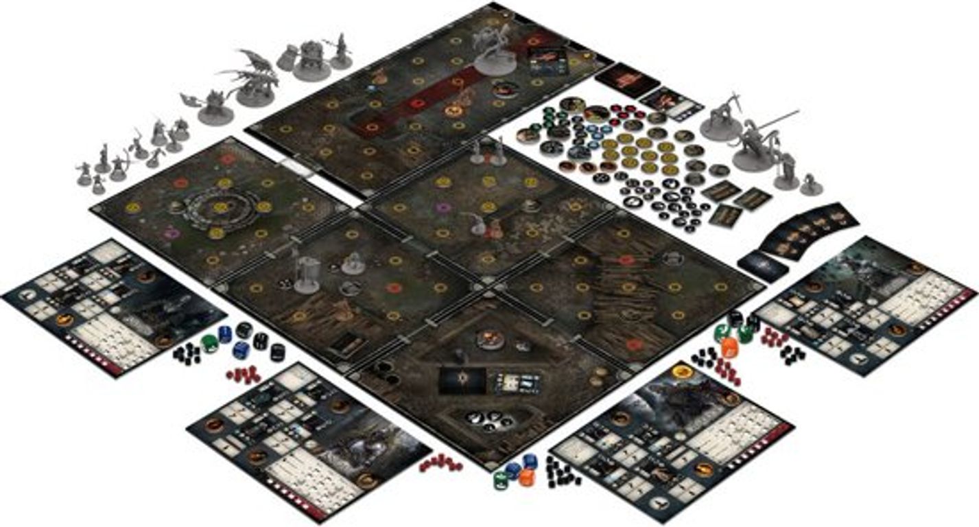 Dark Souls: The Board Game components