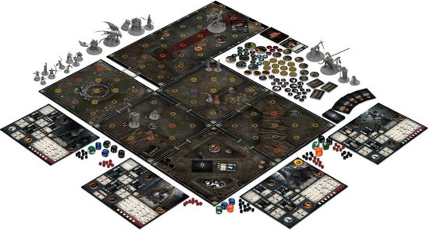 Dark Souls: The Board Game componenti