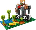 LEGO® Minecraft La garderie des pandas composants