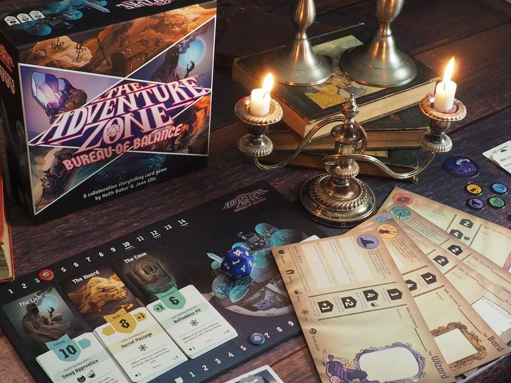 The Adventure Zone: Bureau of Balance Game components