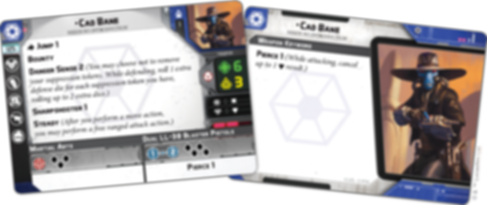 Star Wars Légion ‐ Cad Bane Extension Agent cartes