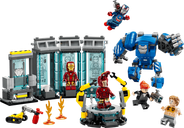 LEGO® Marvel Iron Man's Laboratory: Hall of Armor components
