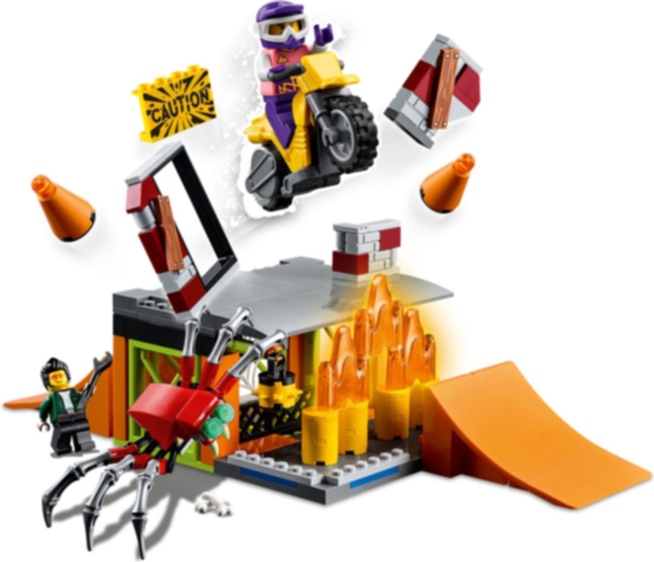 LEGO® City L’aire d’entraînement des cascadeurs gameplay
