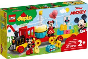 LEGO® DUPLO® Tren de Cumpleaños de Mickey y Minnie