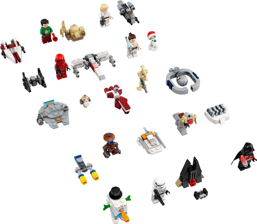 LEGO® Star Wars adventkalender 2020 componenten