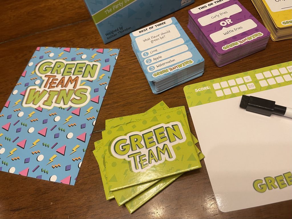 Green Team Wins components