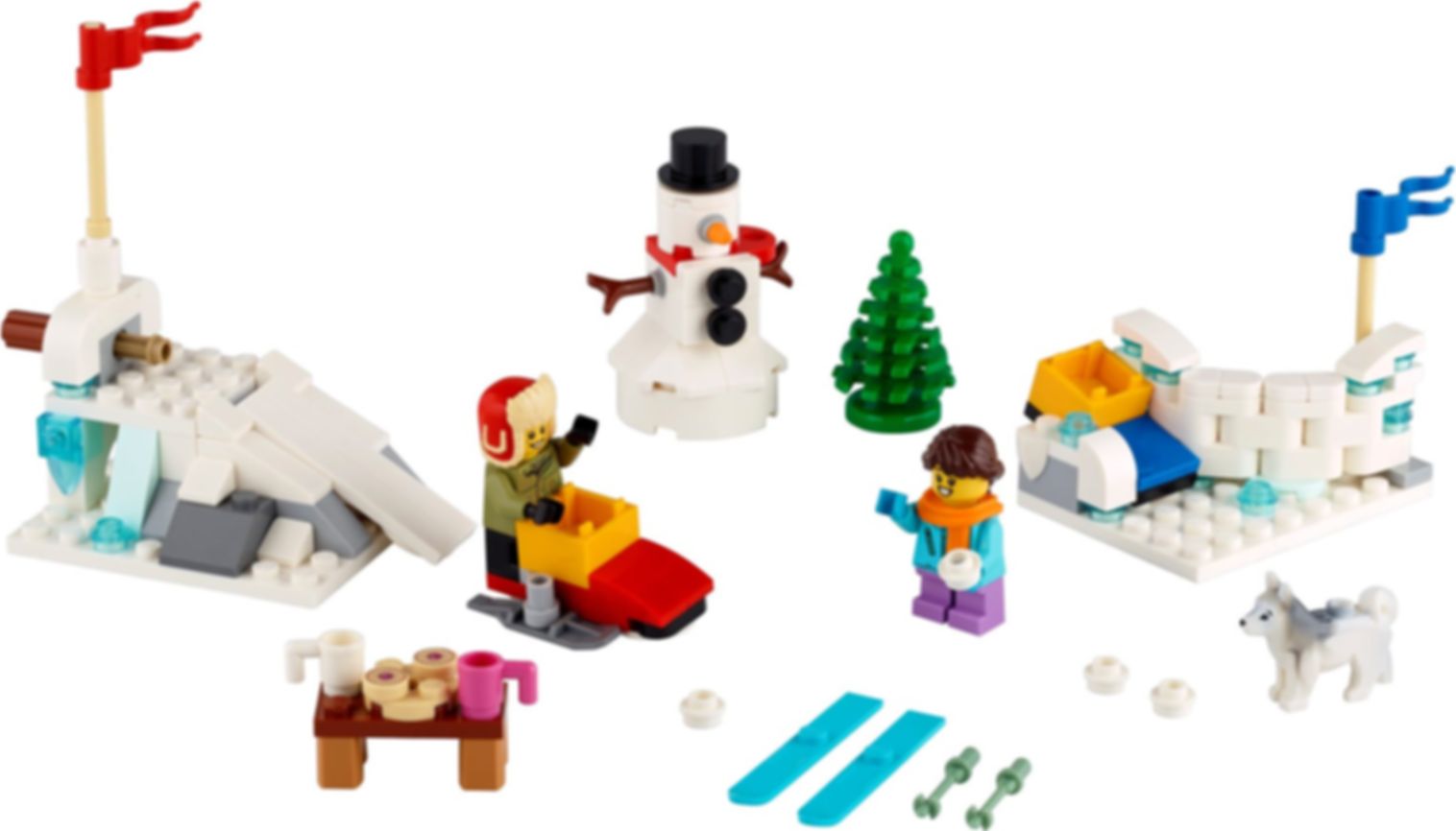 Winter Snowball Fight components