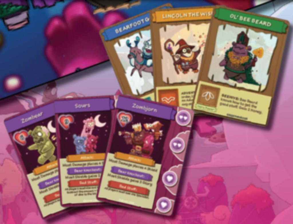 BarBEARian Battlegrounds: Candy Horde cards