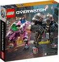 LEGO® Overwatch D.Va & Reinhardt back of the box