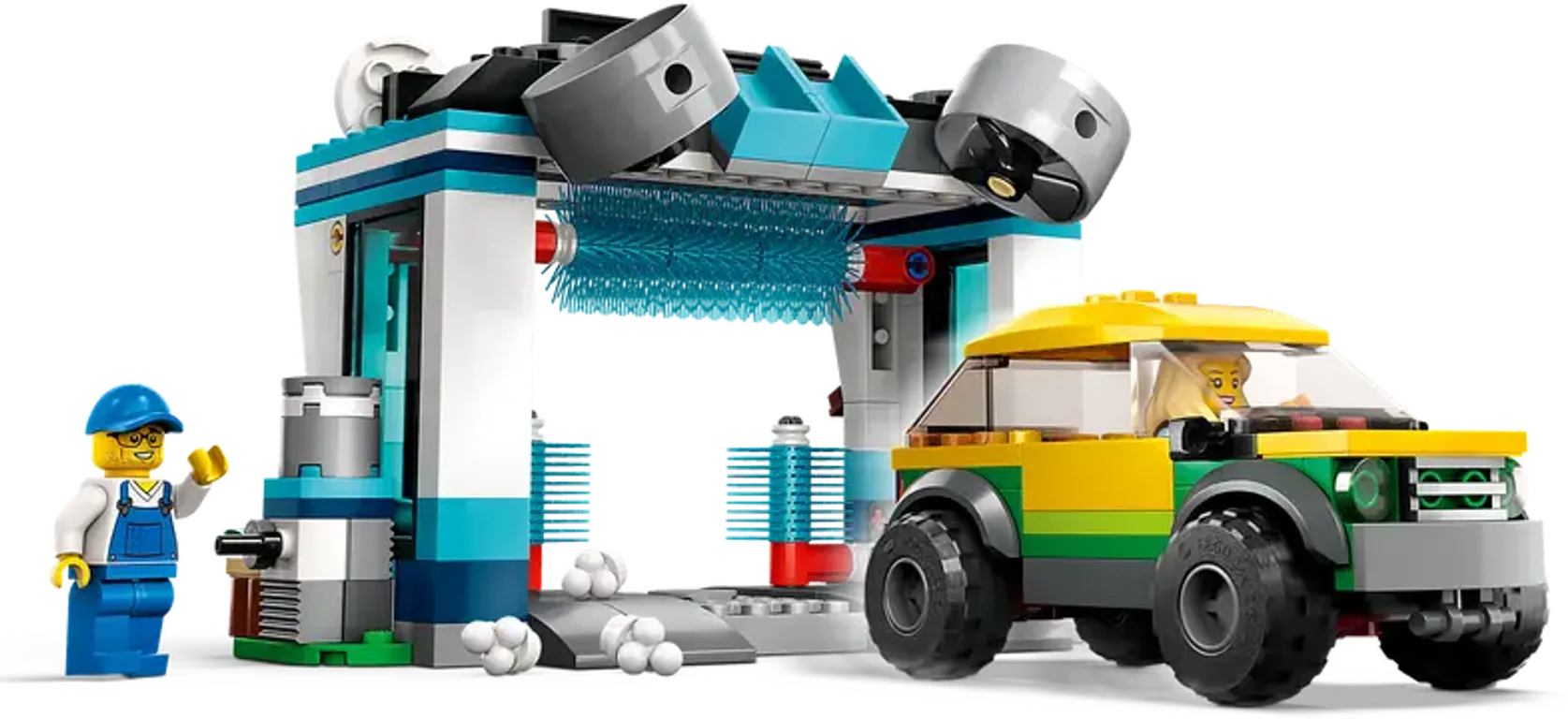 LEGO® City Autowasserette speelwijze