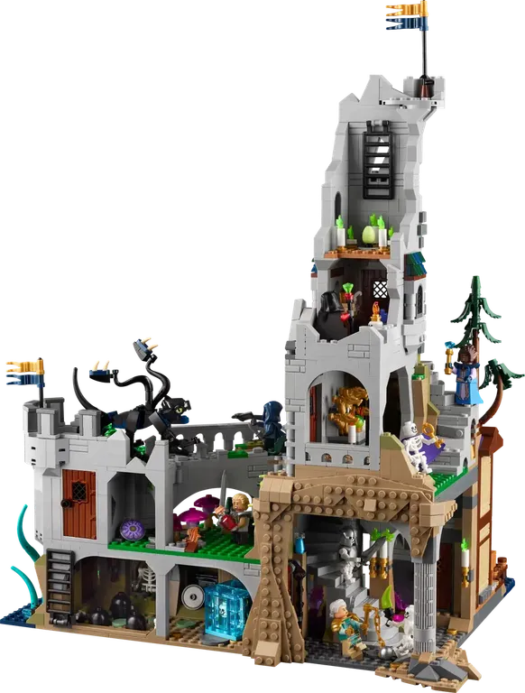 LEGO® Ideas Dungeons & Dragons: Aventura del Dragón Rojo interior