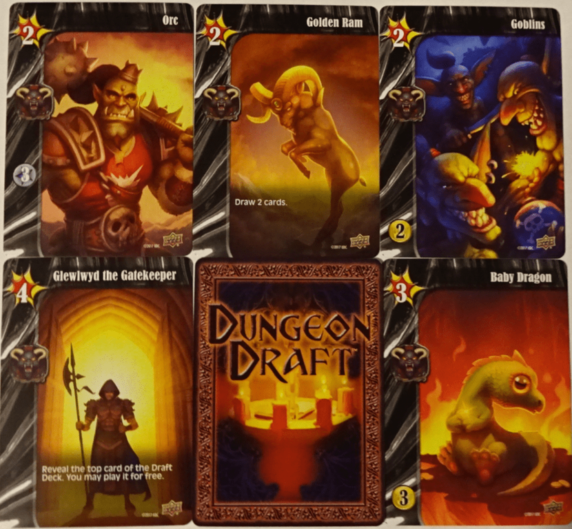 Dungeon Draft cartes