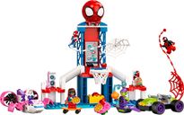 LEGO® Marvel Spider-Man Webquarters Hangout components