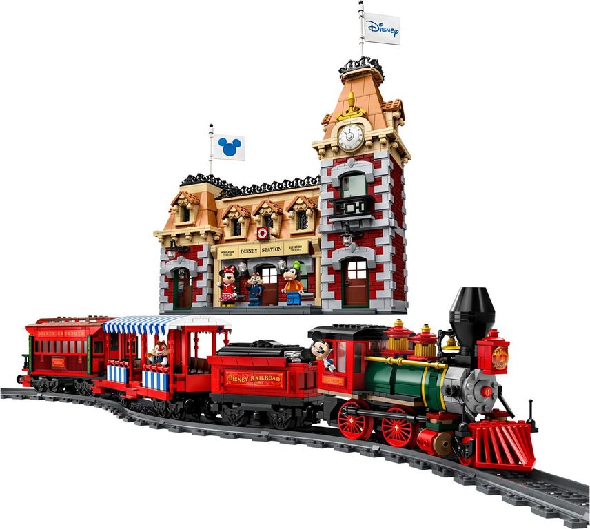 LEGO® Disney Train and Station components