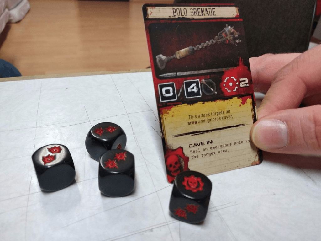 Gears of War: The Board Game componenten