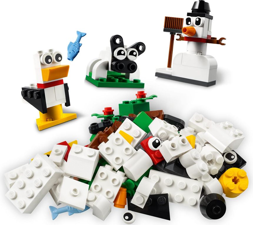 LEGO® Classic Briques blanches créatives composants