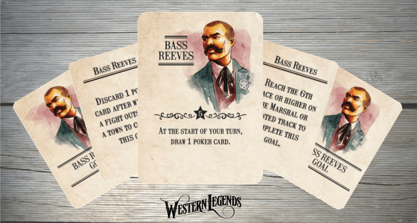 Western Legends kaarten