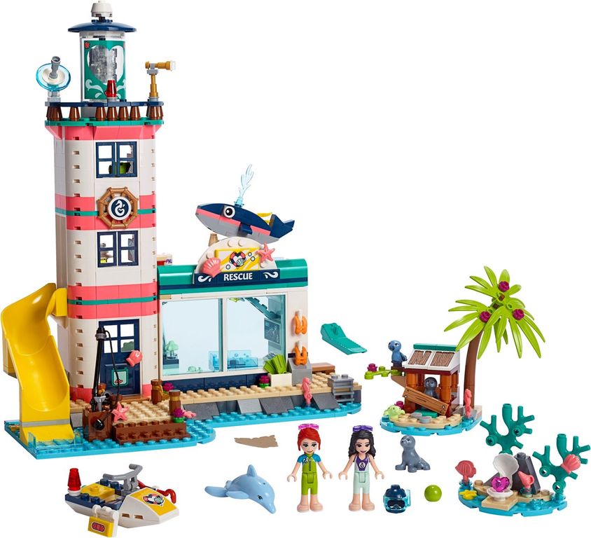 LEGO® Friends Lighthouse Rescue Center components