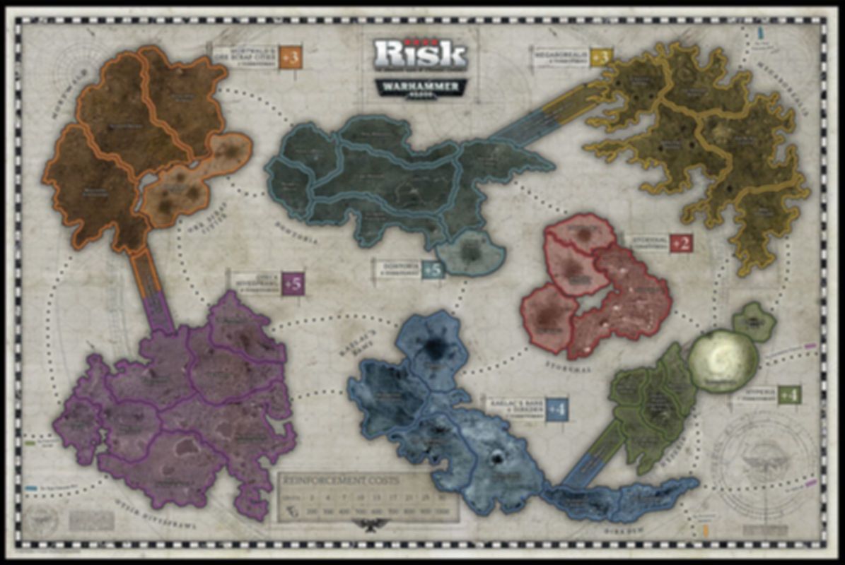 Risk: Warhammer 40,000 game board