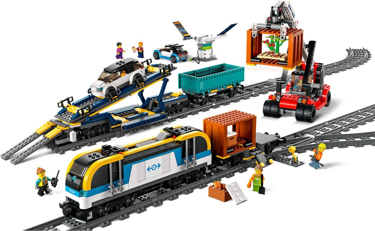 LEGO® City Freight Train components