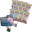 Pokémon TCG: Scarlet & Violet—Prismatic Evolutions Premium Figure Collection components