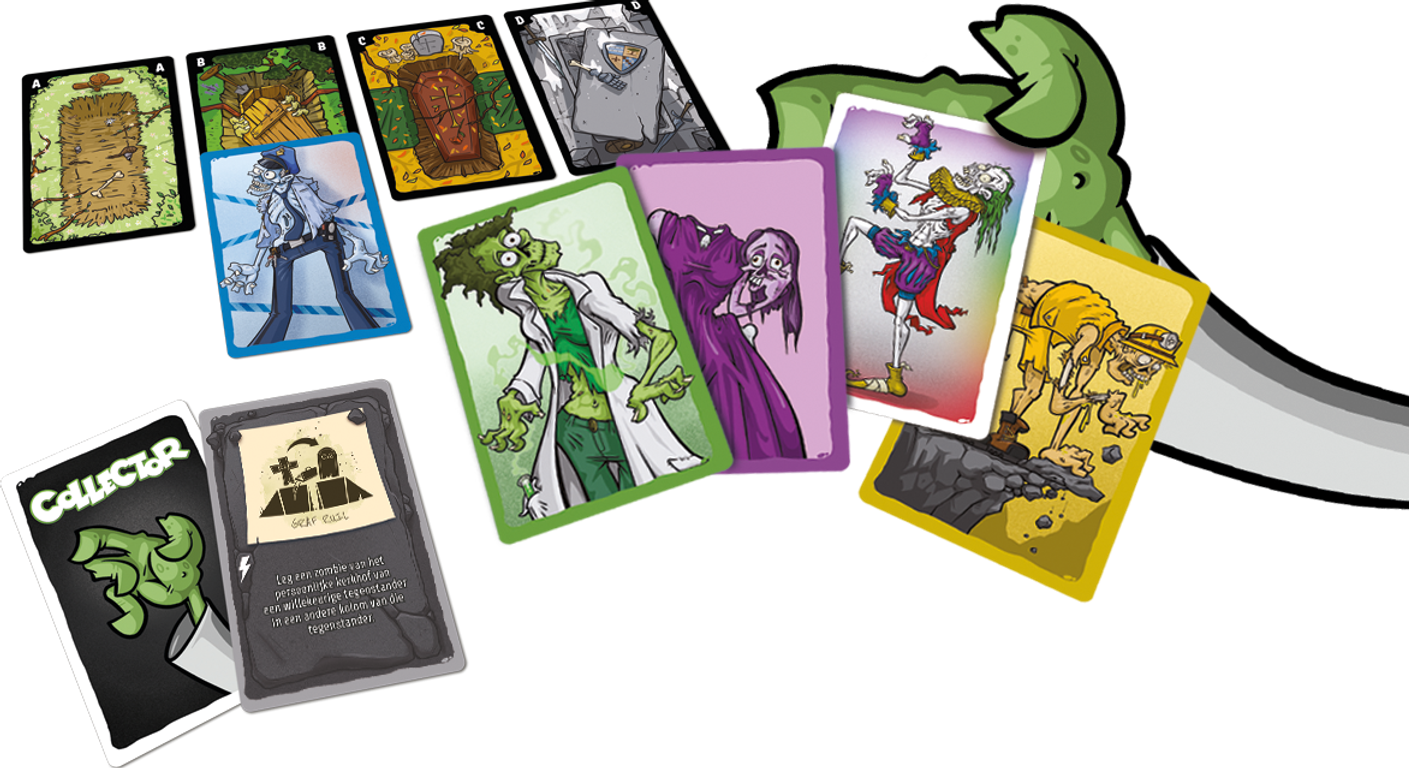 Collect a Zombie cards