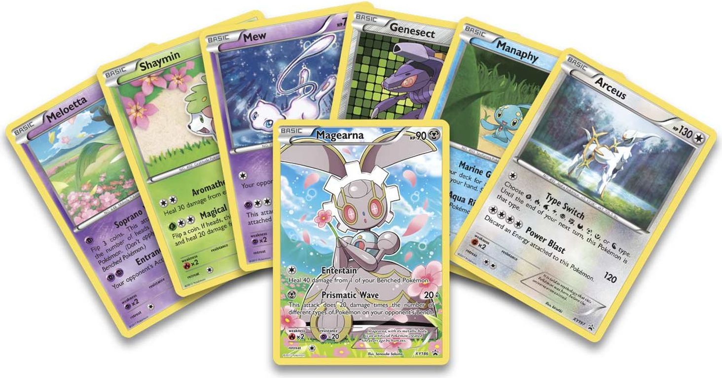 Pokémon TCG: Mythical Pokémon Collection - Magearna kaarten