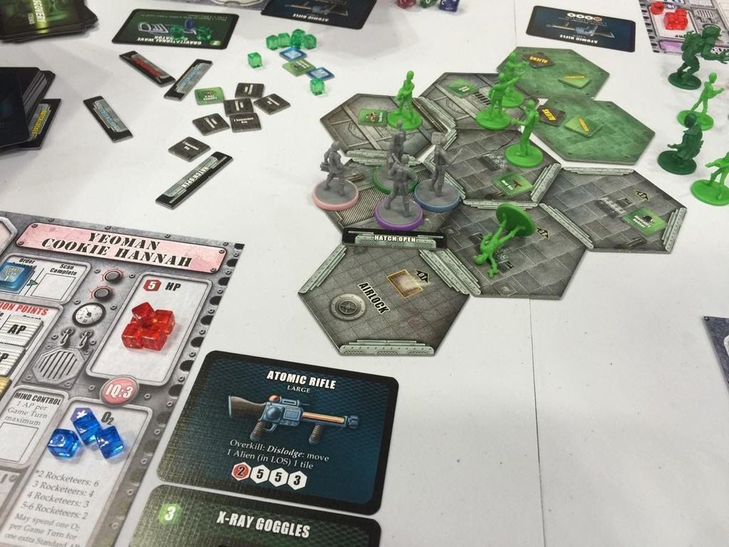 Tuiles De Jeu Space Cadets Away Missions #61 - 3 Cartes Map - Occasion - Pour Jeu De Société Miniature