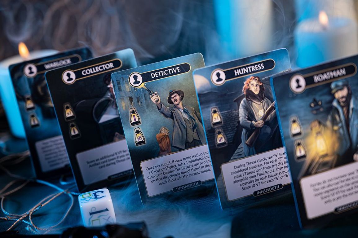 Innsmouth Travel Guide cards