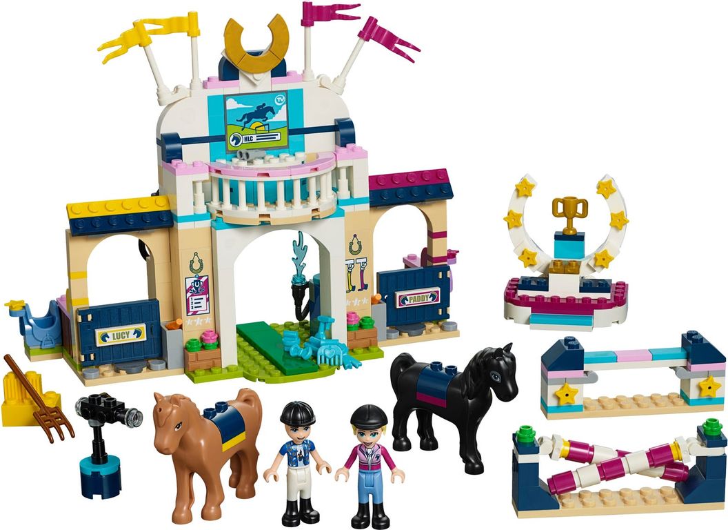 LEGO® Friends Le parcours d'obstacles de Stéphanie composants