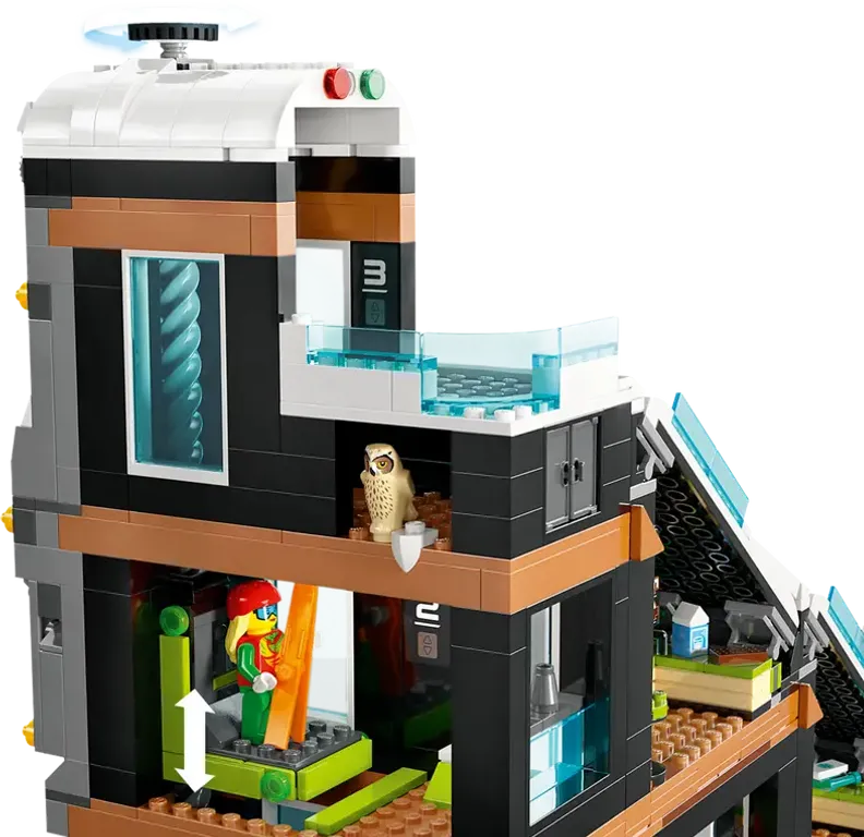 LEGO® City Ski- en klimcentrum interieur