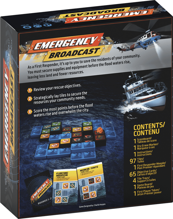 Emergency Broadcast back of the box