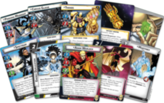 Marvel Champions: il Gioco di Carte - L'ombra Del Titano Folle carte